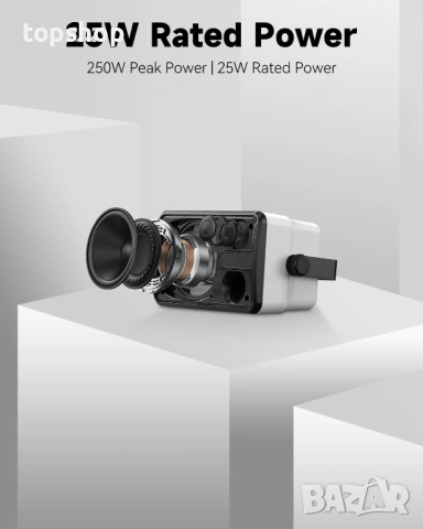 Чисто нови Plyee Audio 250W външни Bluetooth високоговорители, безжична синхронизация между ..., снимка 3 - Аудиосистеми - 53166628