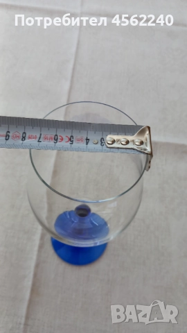 Елегантни чаши за вино  - цветно стъкло, снимка 4 - Чаши - 51389102