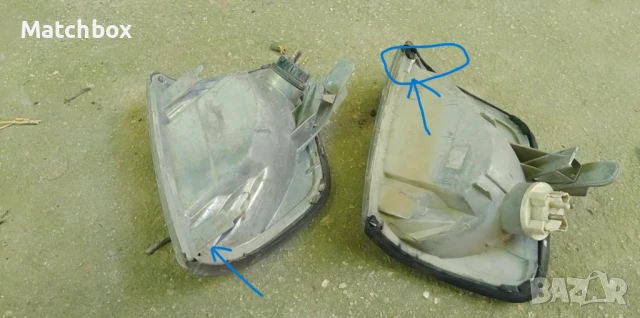 Бели мигачи за Мерцедес 124, снимка 2 - Части - 51012454