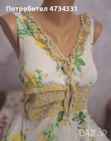 Копринена Рокля, снимка 6 - Рокли - 53523954