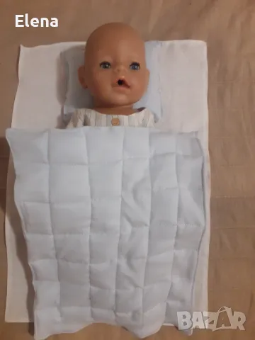 Спален комплект с пижама за кукла Бейби Борн, снимка 4 - Кукли - 49143903