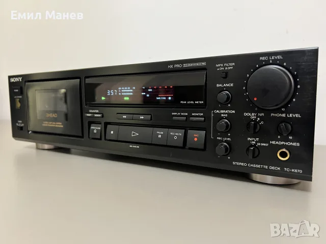 Sony TC K670 триглав касетен дек, снимка 4 - Декове - 56316866
