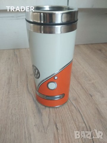 Неръждаема метална инокс термо чаша  термос Volkswagen, снимка 3 - Буркани, бутилки и капачки - 39832032