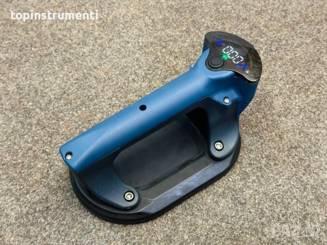 Акумулаторна вендуза за плочки и плоскости VSCE-1319, 195x130 мм, до 200 кг, LCD дисплей, куфар, снимка 13 - Други инструменти - 52557920