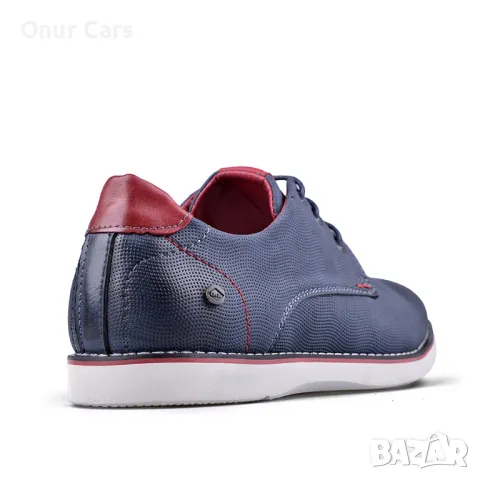 Мъжки ежедневни обувки в тъмно син цвят /Размер 40/, снимка 4 - Ежедневни обувки - 49625337