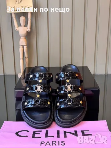 Celine Дамски Чехли Селин - 3 Налични Цвята Код E283, снимка 7 - Чехли - 50415594