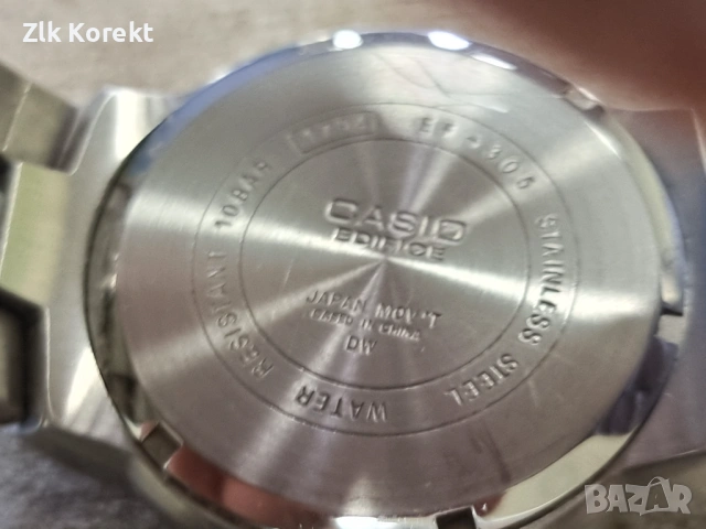 Мъжки часовник Casio Edifice EF-305-1D, снимка 5 - Мъжки - 53339847