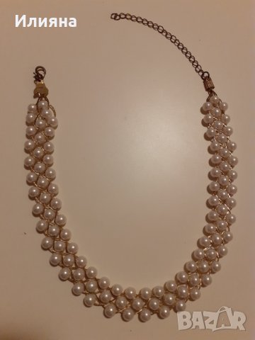 Колие перлички, снимка 2 - Колиета, медальони, синджири - 35721356