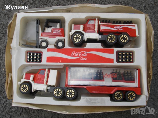  СОЦ ЛАМАРИНЕНИ ИГРАЧКИ МИР РАЗГРАД COCA COLA , снимка 2 - Антикварни и старинни предмети - 42046071