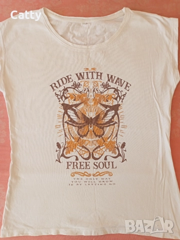 Сладки дамски летни блузи -2 броя за 1 лв , снимка 9 - Тениски - 51788176