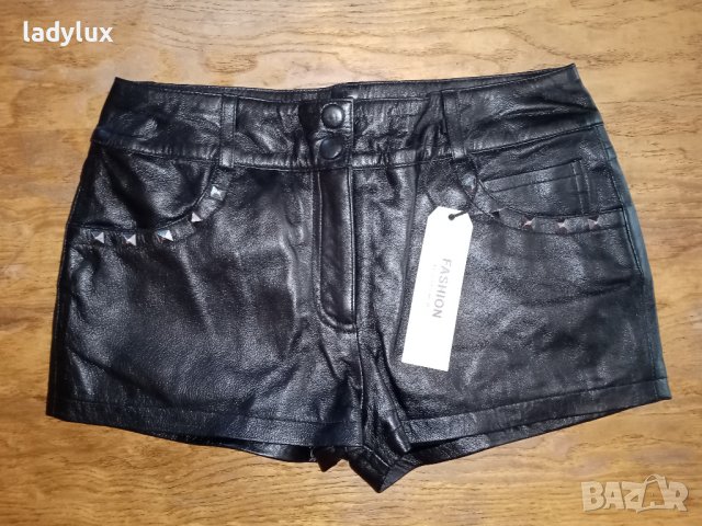 Crazy Outfits, 100% естествена Кожа, Размер S. Код 1991, снимка 2 - Къси панталони и бермуди - 41188023