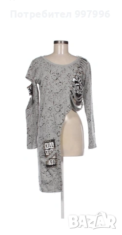 дамска екстравагантна блуза-М/Л размер