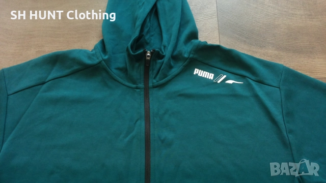 PUMA Full-Zip Hoodie Men Sweatshirt Размер XL мъжки суичър 3-59, снимка 5 - Суичъри - 52217171