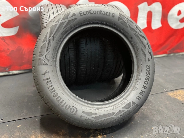 205 60 16, Летни гуми, Continental EcoContact6, 4 броя, снимка 5 - Гуми и джанти - 53620048