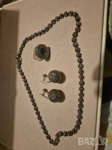 последно и го свалям от обявите сребърен комплект Ел Градо, снимка 2 - Бижутерийни комплекти - 52435939