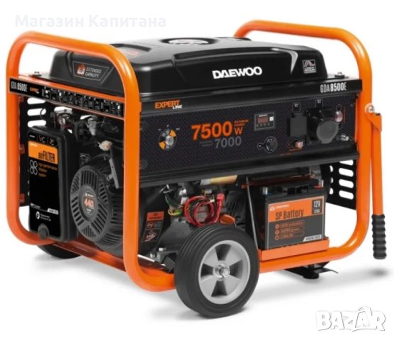 Бензинов генератор за ток DAEWOO с eл. старт 7500W.