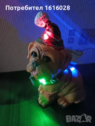 LED светещо декоративно коледно куче., снимка 5 - Декорация за дома - 48491539