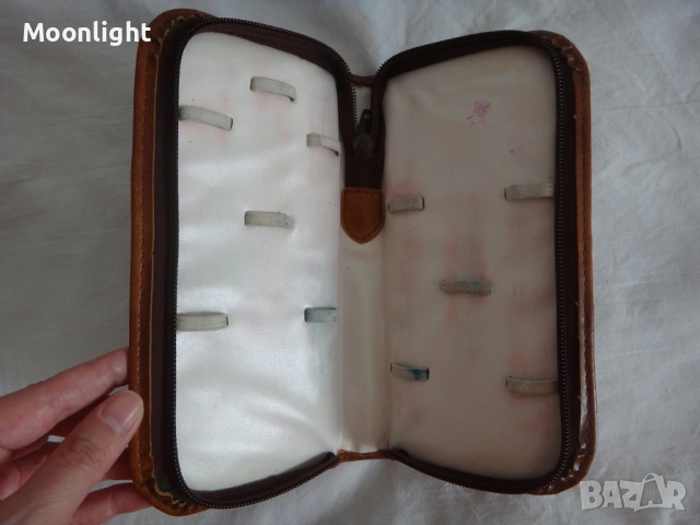 Ретро Туристически несесер за прибори или Калъф за моливи, Колекционерски "1300 години България", снимка 7 - Антикварни и старинни предмети - 53355276