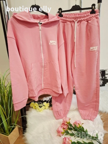 дамски комплект от 2 части nike в бяло и розово,, снимка 6 - Комплекти - 51543480