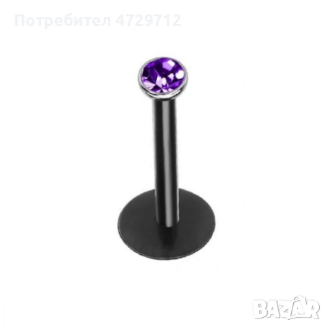 Пиърсинг на устни цирконий по избор, снимка 4 - Друго оборудване - 53405550