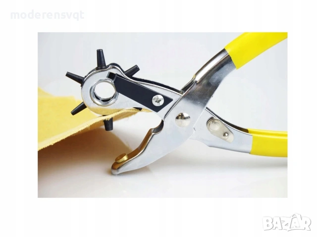 Комплект за колан, кожа, перфорирани отвори, нитове, капси, винтове, снимка 3 - Други - 53379390