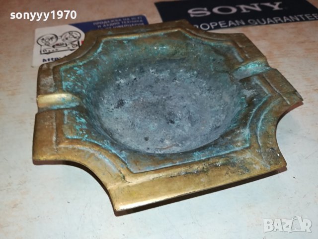 ПЕПЕЛНИК МЕД МЕСИНГ ОТ ГЕРМАНИЯ 2407231547, снимка 9 - Антикварни и старинни предмети - 41644257