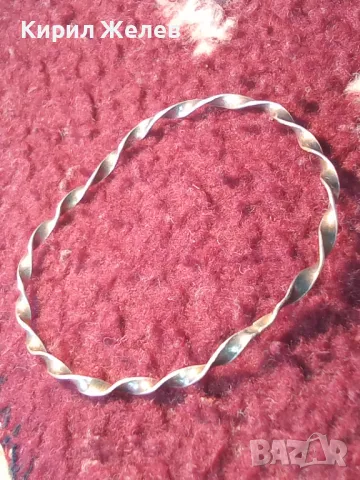 СТАРИННА СРЕБЪРНА ГРИВНА МНОГО ВИСОКА ПРОБА СРЕБРО РЕТРО ПЛЕТКА РЪЧНА МАЙСТОРСКА РАБОТА 37583, снимка 13 - Антикварни и старинни предмети - 48485600