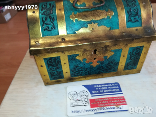 50 ZIGARREN 40-СТАРА МЕТАЛНА КУТИЯ ОТ ЦИГАРИ-АНТИКА ВНОС ГЕРМАНИЯ  1703241441, снимка 7 - Антикварни и старинни предмети - 44806372