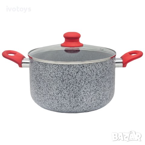 Тенджера дълбока ZEPHYR Actual line ZP 1318 NM26D, 26 см, 7 литра, Мраморно-керамично покритие, снимка 1