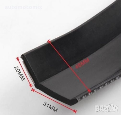 СПОЙЛЕР САМУРАЙ ЗА БРОНЯ,Черен карбон - 29065, снимка 5 - Аксесоари и консумативи - 33830495