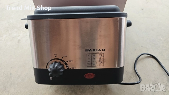 Хрупкаво удоволствие без бъркотия – Фритюрник Arian D-F.AR-06, снимка 8 - Фритюрници - 51312077