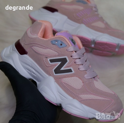 НАМАЛЕНИ Маратонки New Balance 9060 Розово, снимка 4 - Маратонки - 51629808