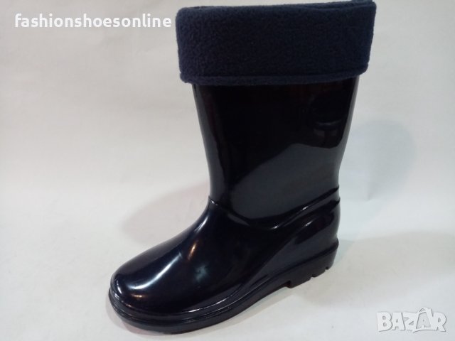 Детски силиконови непромукаеми ботуши с топла вата. , снимка 6 - Детски боти и ботуши - 40278840