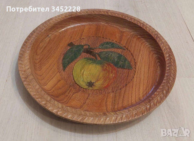 пано дървено за ценители 29см отлично, снимка 2 - Пана - 52307112