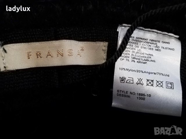 FRANSA, Нова Оригинална Шапка от Вълна и Ангора. Код 1579, снимка 4 - Шапки - 35955735