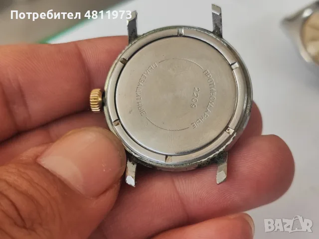 Лот от три руски часовника за ремонт или части, снимка 6 - Мъжки - 56310960