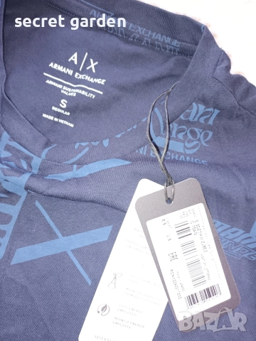 мъжка тениска Armani Exchange размер с , снимка 2 - Тениски - 55985027