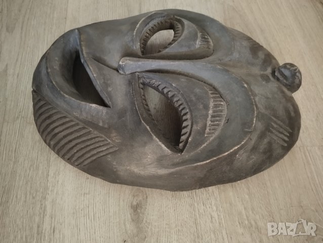 Стара дървена маска, снимка 2 - Други ценни предмети - 44356821