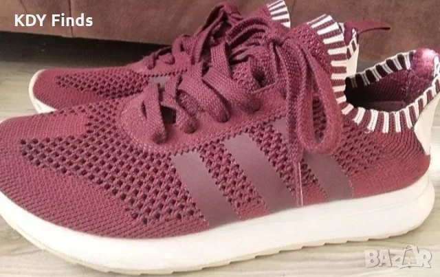 Дамски Adidas бордо 38 номер , снимка 2 - Маратонки - 56165000