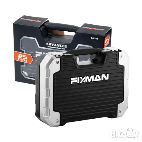 Комплект гедоре Fixman 25 части със захват 1/2'', снимка 2 - Аксесоари и консумативи - 55867122