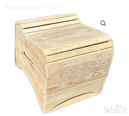 Табуретка ракла с отделение за съхранение, снимка 3 - Столове - 48952955