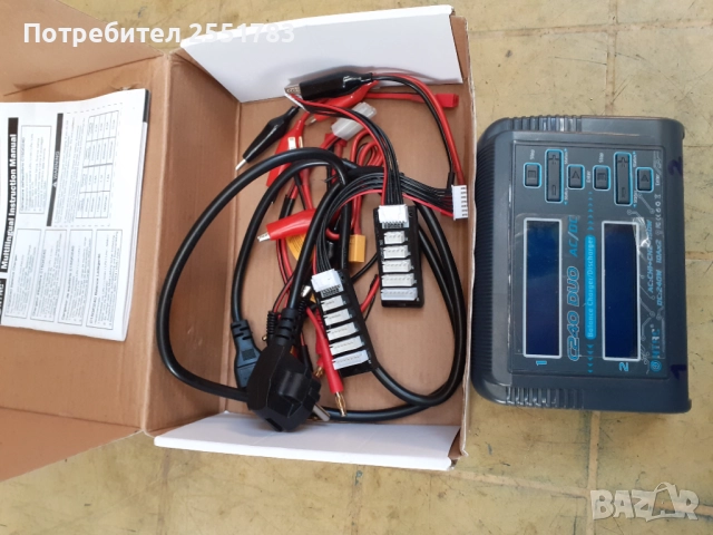 Двоино зарядно с баланс за всички видове батери до 24в 