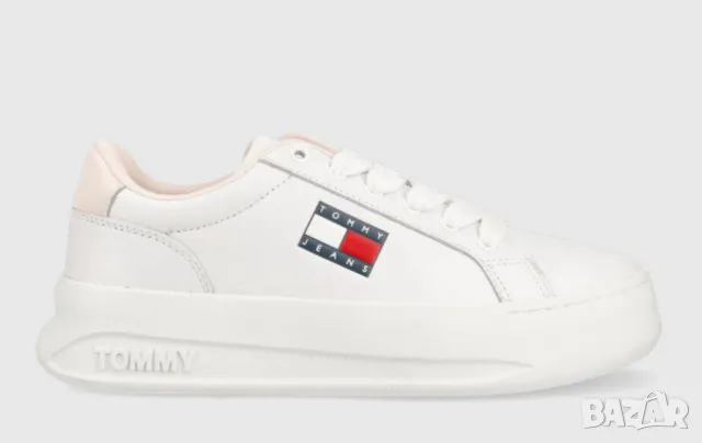 сникърси Tommy Jeans City Flatform Кожени маратонки номер 40 , снимка 2 - Маратонки - 47399555