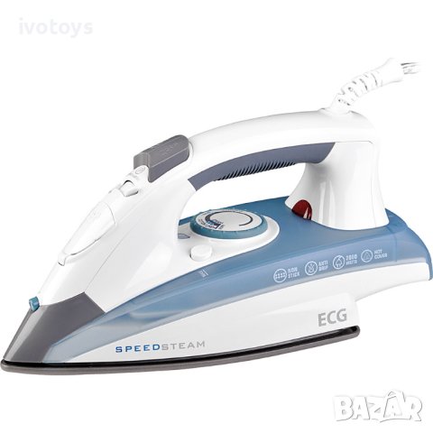 Ютия ECG NZ 190, 2000W, вертиклана пара, Бял/Син, снимка 1