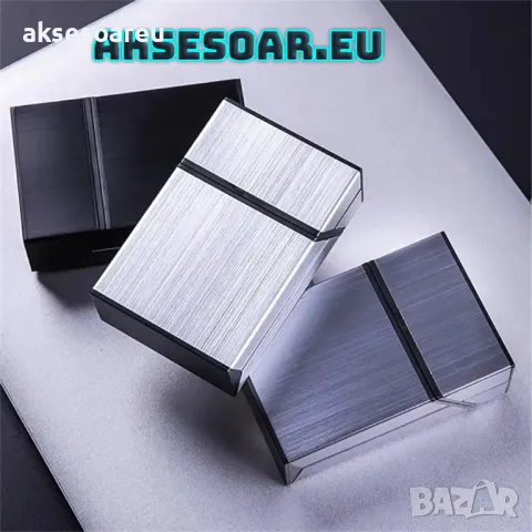 Идеална подаръчна метална кутия табакера с магнитен капак за 80 мм стандартни цигари модна стилна, снимка 4 - Табакери - 50220834