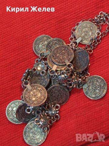 ЕТНОГРАФСКА ОГЪРЛИЦА НИКЕЛИРАНА БЛАГОРОДНА СТОМАНА ИДЕАЛНАза НОСИЯ ВЪЗСТАНОВКИ ФОЛКЛОРЕН СЪБОР 38655, снимка 6 - Колиета, медальони, синджири - 41682287