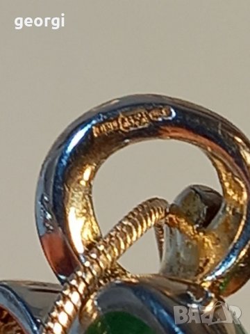 Сребърно колие с обици Murano, снимка 13 - Колиета, медальони, синджири - 39224936