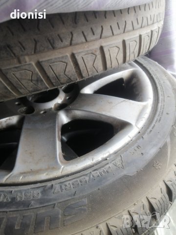 Гуми с джанти зимни бмв 17