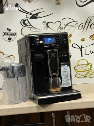Кафемашина кафе автомат Saeco PicoBarista с гаранция, снимка 4 - Кафемашини - 53573869