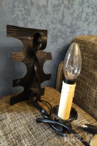 Ковано желязо ретро аплик , снимка 4 - Лампи за стена - 34359201